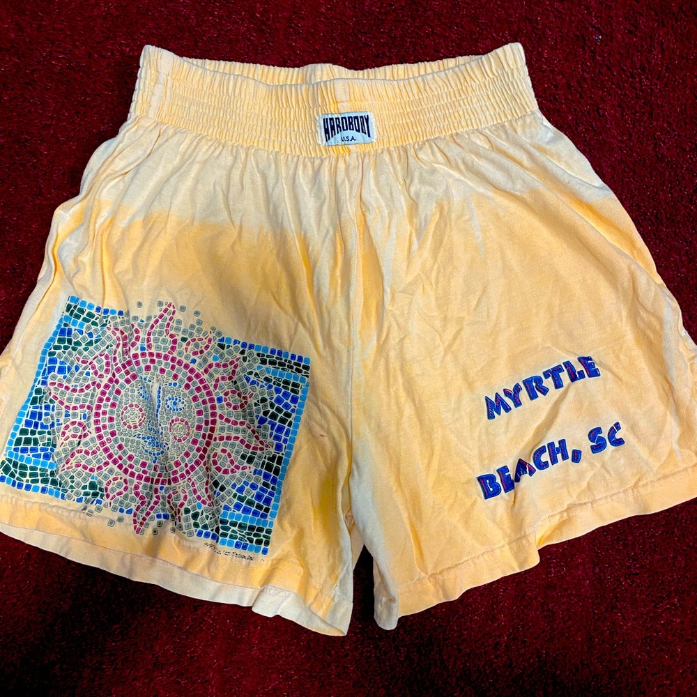 90’s Myrtle Beach high waisted elastic shorts